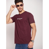 UBX - Maroon Cotton Blend Regular Fit Mens T-Shirt ( Pack of 3 ) - None