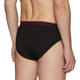 Macroman M-Series Men's Salsa Classic Modern Hip Cotton Brief- M509-XL / Black