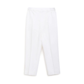 Boys Cotton Trousers - White 5Y