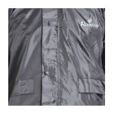 KYODO - Grey Polyester Men's Raincoat ( Pack of 1 ) - 2XL