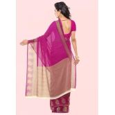 Anand Pink Georgette Saree - - Pink