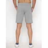 MADTEE - Grey Cotton Blend Men's Shorts ( Pack of 1 ) - None