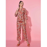 Addyvero Orange Printed Pant Top Set - None