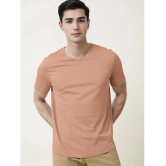 Radprix Cotton Regular Fit Solid Half Sleeves Mens T-Shirt - Pink ( Pack of 1 ) - None