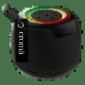 Croma  5W Portable Bluetooth Speaker (RGB Light, Black)