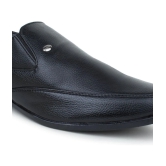 Action Office Artificial Leather Black Formal Shoes - None