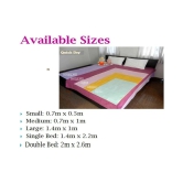 Quick Dry Baby Changing waterproof Bed Protector ORCHID Double Bed Cover Rubber Sheet - XL - 240 cm upwards