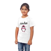 Girls Cotton Adelie Half Sleeve TShirt (White) PID41476