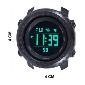 Sonuto SNT-9067-Black Resin Digital Men's Watch