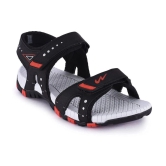 Campus - Black Mens Floater Sandals - None