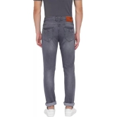 Men Slim Mid Rise Grey Jeans