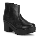 Saheb - Black Womens Ankle Length Boots - None