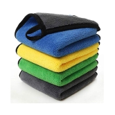 INGENS Microfiber Cloth for Car Cleaning and Detailing, Dual Sided, Extra Thick Plush Microfiber Towel Lint-Free(Pack of 4), Multicolor 650 GSM, 40cm x 40cmÂ â?¦