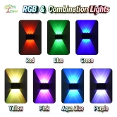 Led Wall Lights | Solar Multicolor Wall Lights