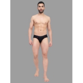 Bruchi Club - Black Bamboo Men Briefs Modal Men's Briefs ( Pack of 1 ) - None