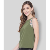 ALL WAYS YOU - Olive Polyester Womens Regular Top ( Pack of 1 ) - 2XL