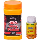 Rikhi 100 % Whey Protein Powder 500gm & GG Good Health Capsule 50 no.s