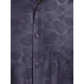 Premium Abstract Printed Spread Collar Cotton Formal Shirt