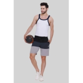 LEEBONEE Grey Polyester Mens Shorts ( Pack of 1 ) - None