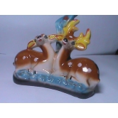 Peengan Vintage Deer Couple Figurine