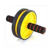 Vp stores TOTAL BODY FITNESS WORKOUT - Ab Roller Ab Wheel Abdominal Workout Roller For Ab Exercises. CUSHIONED HANDLES. UNISEX WITH FREE MAT - ONESIZE