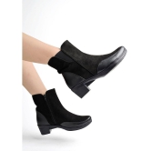 Shoetopia - Black Women''s Ankle Length Boots - None