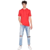 Colt - Cotton Blend Regular Fit Red Men's T-Shirt ( Pack of 1 ) - None