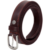 Leather World - Leather Women''s Skinny Belt ( Pack of 1 ) - None