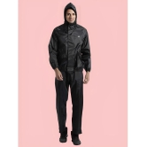 PPTHEFASHIONHUB Black Polyester Mens Rain Suit ( Pack of 1 ) - XL