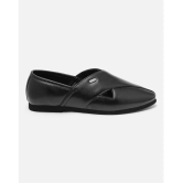 Action Action Ethnic Shoes For Men Black Mens Slip-on Shoes - None