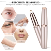 New eyebrow Flawless Womens Portable SafePainless Electric Eyebrow Trimmer Facial Hair Remover