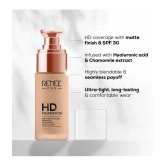 RENEE PRO HD Foundation - Maple, Seamless HD Coverage with Matte Finish & SPF15, 30 Ml