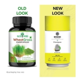 Nutriherbs Wheatgrass Extract 800 mg 100% Pure & Organic  - 90 Capsules | Works As A Natural Detoxifier| Helps To Build Immunity 