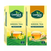 Leefordgreen Teaginger with Lemongrass & Exquisite Lemon Combo Pack (2 x 25 Tea bags)