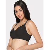 IN CARE LINGERIE - Black Cotton Non Padded Women's Everyday Bra ( Pack of 1 ) - None