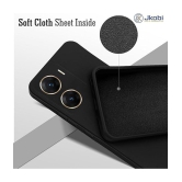 Case Vault Covers Silicon Soft cases Compatible For Silicon Vivo V29e ( Pack of 1 ) - Black