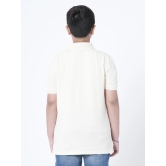 RedTape Boys Off White Solid T-Shirt