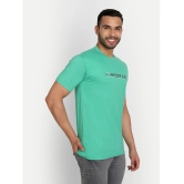 Zeffit - Green Cotton Blend Regular Fit Mens T-Shirt ( Pack of 1 ) - None