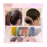 LYKAA Multi Girls Scrunchie ( Pack of 10 ) - Multi