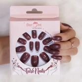 GLOSSY CLAWS NAILS (NAIL KIT INCLUDED)-Turkish Rose