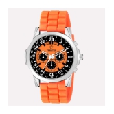 Versatile - Orange Silicon Analog Men's Watch