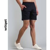 Mens Dryfit Runing Embossed Shorts-Black / M