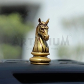 Artarium Knight Horse Chess Piece Statue Sculpture Collectible Figurine for Car Dashboard- Pack of 1 (Antique)