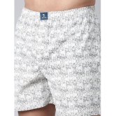 Joven Grey Cotton Men's Boxer- ( Pack of 2 ) - None