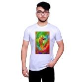 NITYANAND CREATIONS Round Neck White Holi T-Shirt for MEN-HOLI-T-SHIRT-11565-L