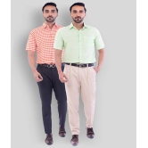 DESHBANDHU DBK - Multicolor Cotton Regular Fit Mens Casual Shirt ( Pack of 2 ) - None