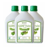 BHUMIJA LIFESCIENCES Giloy Tulsi Juice  Health Drink Liquid 3 l Pack of 3