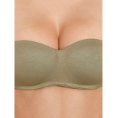 ILRASO - Olive Polyester Lightly Padded Women's Balconette Bra ( Pack of 1 ) - None