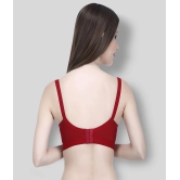 Elina - Maroon Cotton Non - Padded Womens Everyday Bra ( Pack of 1 ) - None