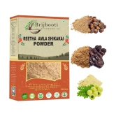 Brijbooti Reetha, Amla And Shikakai Powder Combo Pack For Hair Care (300 Gr) | 3-In-1 Hair Cleanser